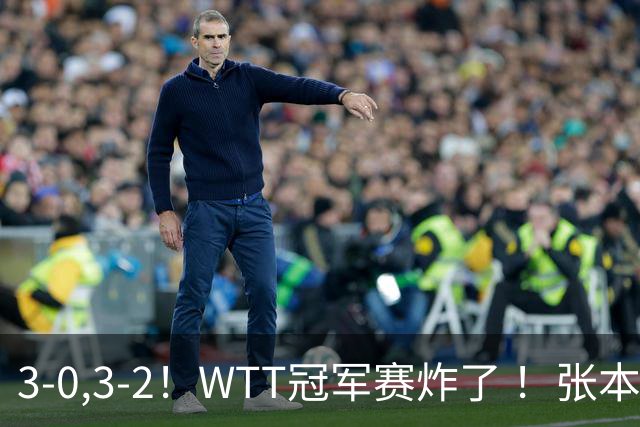 3-0,3-2！WTT冠军赛炸了 ！张本智和溃败一轮游 , 男单两将绝地逆转
